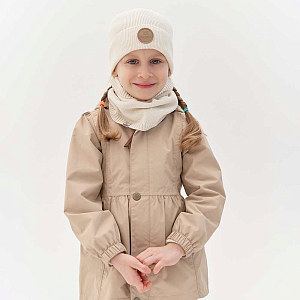 Снуд Peppihat "Крот коттон", молочный